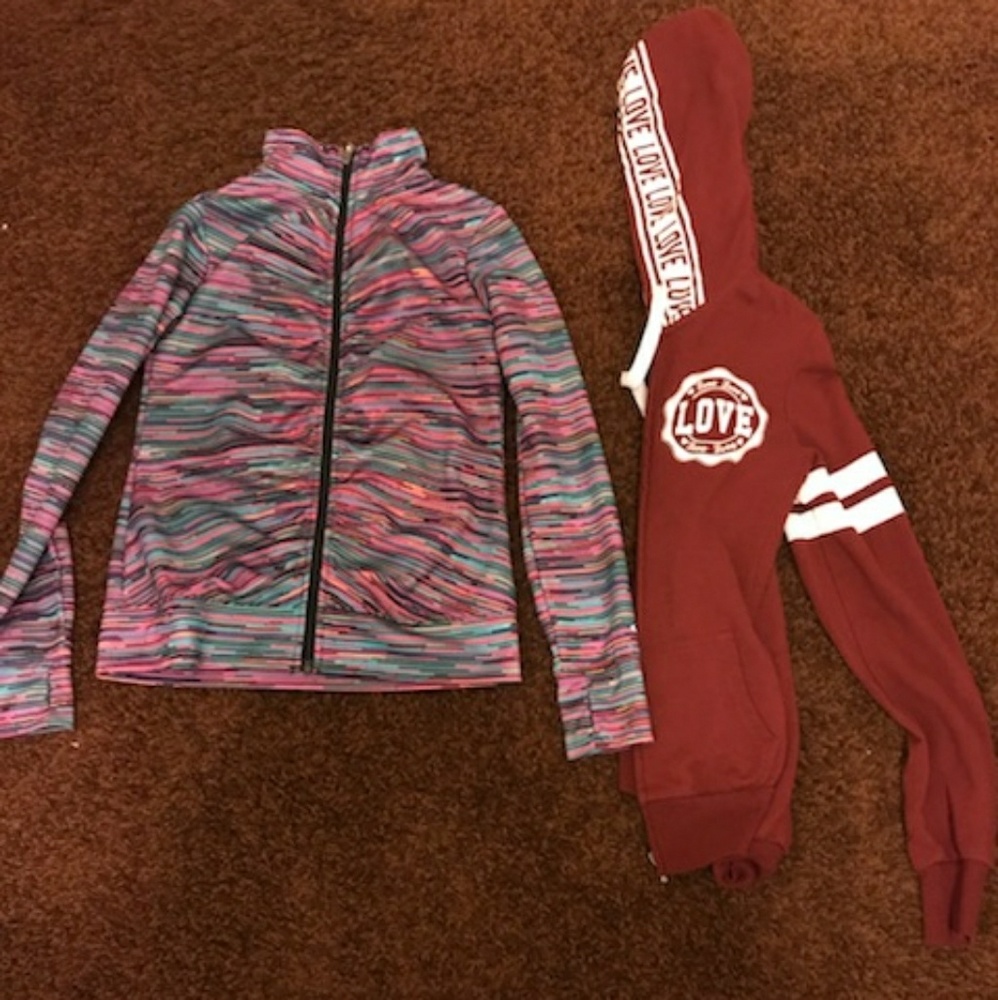 Zip up jacket bundle.